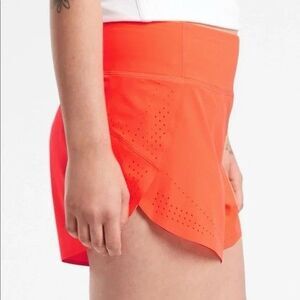 Allyson Felix x Athleta Legend Run With It Shorts Bright Orange Size 2X Athletic